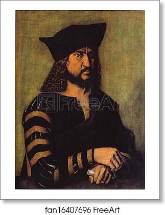 Free art print of Portrait of Frederick the Wise by Albrecht Dürer
