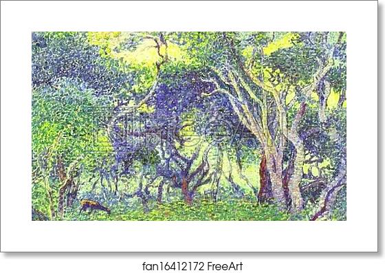 Free art print of Undergrowth by Henri-Edmond Cross (Delacroix) Free art print of Undergrowth by Henri-Edmond Cross (Delacroix)