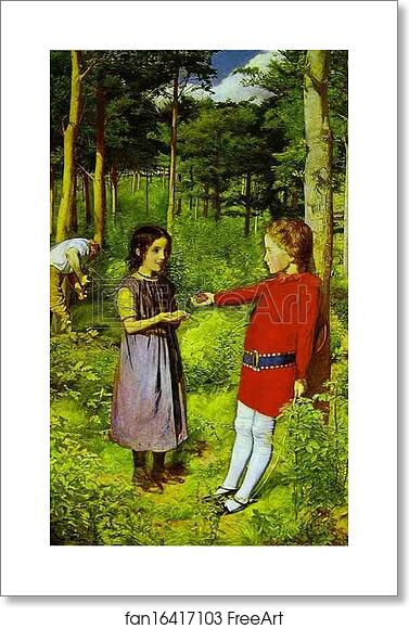 Free art print of The Woodman's Daughter by Sir John Everett Millais