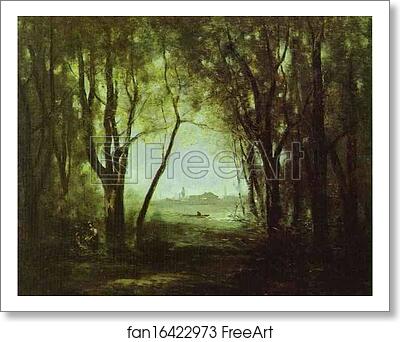 Free art print of Landscape with a Lake by Jean-Baptiste-Camille Corot Free art print of Landscape with a Lake by Jean-Baptiste-Camille Corot