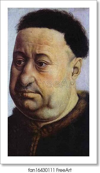 Free art print of Portrait of Robert de Masmines by Robert Campin (Master Of Flemalle)