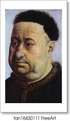 Free art print of Portrait of Robert de Masmines by Robert Campin (Master Of Flemalle)
