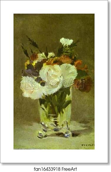 Free art print of Flowers in a Crystal Vase by Edouard Manet Free art print of Flowers in a Crystal Vase by Edouard Manet
