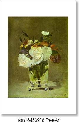 Free art print of Flowers in a Crystal Vase by Edouard Manet Free art print of Flowers in a Crystal Vase by Edouard Manet