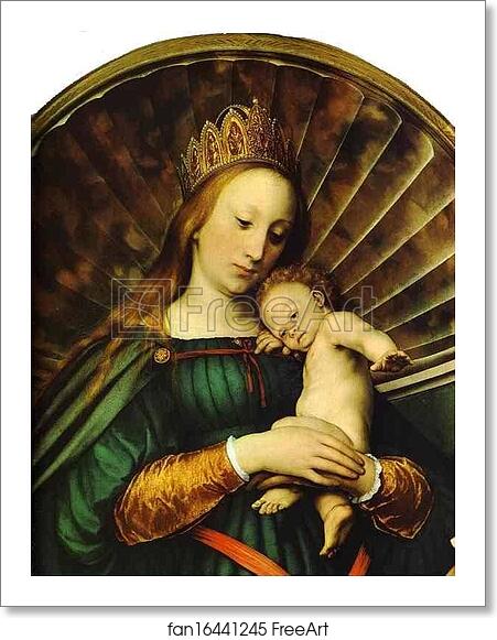 Free art print of Meyer Madonna. Detail by Hans Holbein The Younger Free art print of Meyer Madonna. Detail by Hans Holbein The Younger