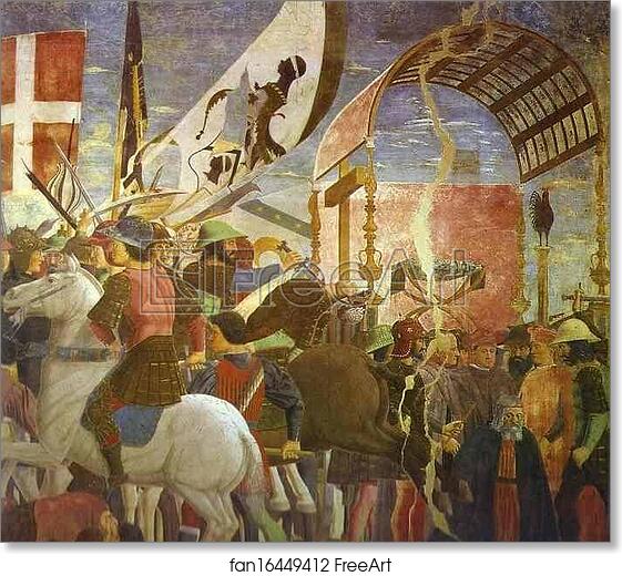 Free art print of Legend of the True Cross: Battle Between Heraclius and Chosroes. Detail by Piero Della Francesca