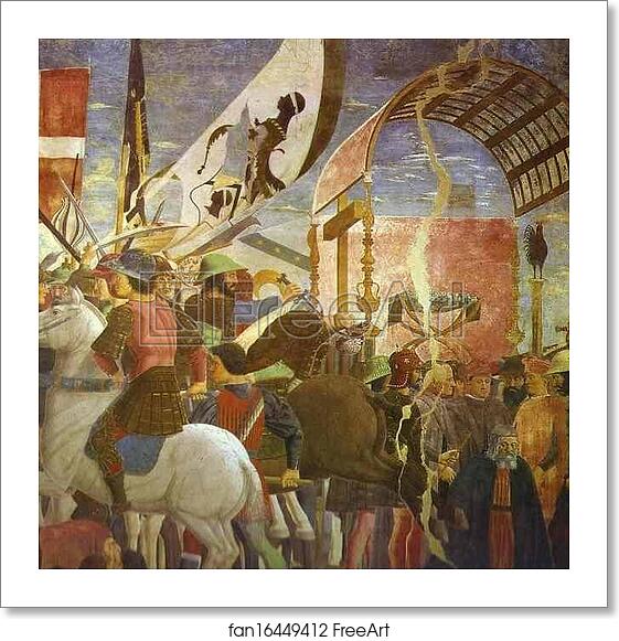 Free art print of Legend of the True Cross: Battle Between Heraclius and Chosroes. Detail by Piero Della Francesca Free art print of Legend of the True Cross: Battle Between Heraclius and Chosroes. Detail by Piero Della Francesca