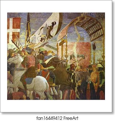 Free art print of Legend of the True Cross: Battle Between Heraclius and Chosroes. Detail by Piero Della Francesca