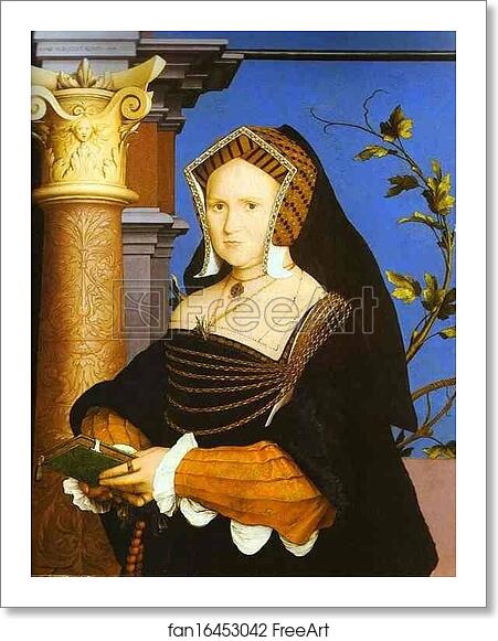 Free art print of Portrait of Lady Guildford by Hans Holbein The Younger
