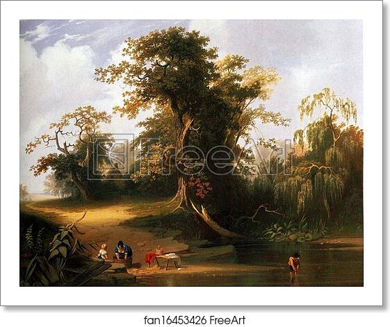 Free art print of Landscape: Rural Scenery by George Caleb Bingham Free art print of Landscape: Rural Scenery by George Caleb Bingham