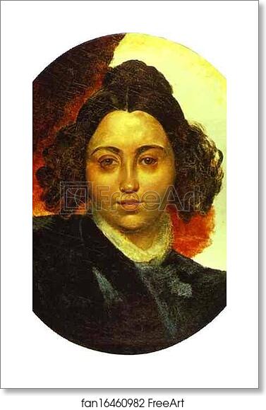Free art print of Portrait of Baroness I. I. Klodt by Karl Brulloff Free art print of Portrait of Baroness I. I. Klodt by Karl Brulloff