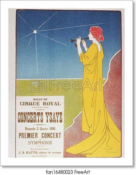 Free art print of Les "Concerts Ysaye" donnés à Bruxelles by Henri Meunier Free art print of Les "Concerts Ysaye" donnés à Bruxelles by Henri Meunier