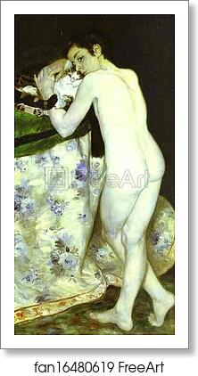 Free art print of A Boy with a Cat by Pierre-Auguste Renoir