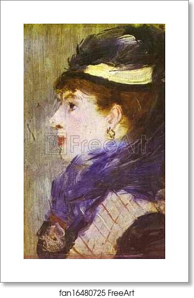 Free art print of Portrait of a Lady by Edouard Manet Free art print of Portrait of a Lady by Edouard Manet