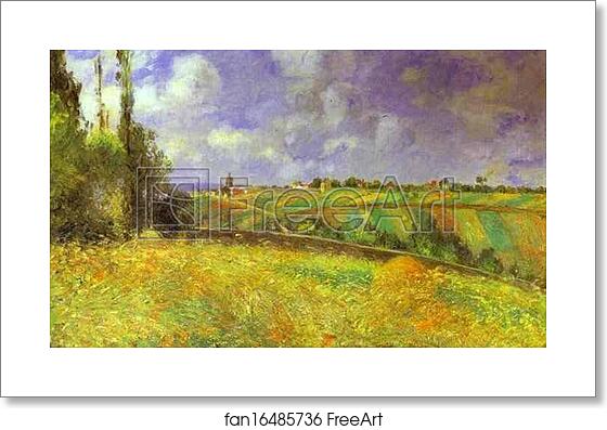 Free art print of Rye Fields at Pontoise. Côte des Mathurins by Camille Pissarro Free art print of Rye Fields at Pontoise. Côte des Mathurins by Camille Pissarro