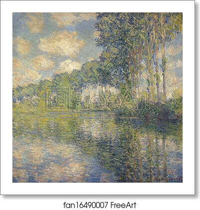 Free art print of Poplars on the Epte by Claude Monet Free art print of Poplars on the Epte by Claude Monet
