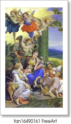 Free art print of Allegory of the Virtues by Correggio Free art print of Allegory of the Virtues by Correggio