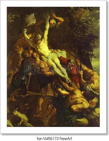 Free art print of The Elevation of the Cross (central part of the triptych) by Peter Paul Rubens Free art print of The Elevation of the Cross (central part of the triptych) by Peter Paul Rubens
