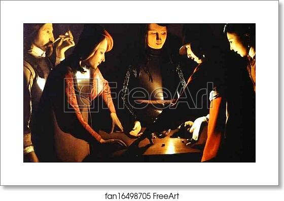 Free art print of The Dice Players by Georges De La Tour Free art print of The Dice Players by Georges De La Tour