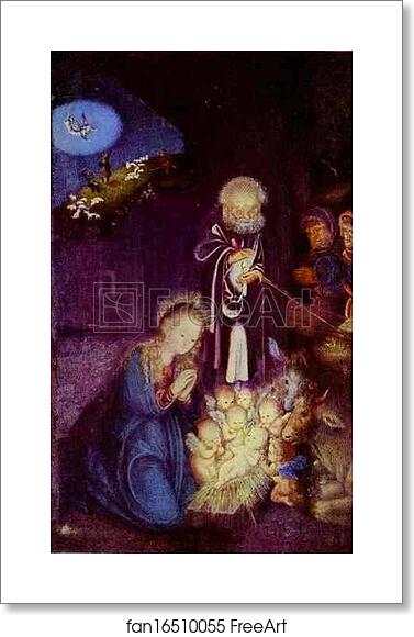 Free art print of The Birth of Christ by Lucas Cranach The Elder Free art print of The Birth of Christ by Lucas Cranach The Elder