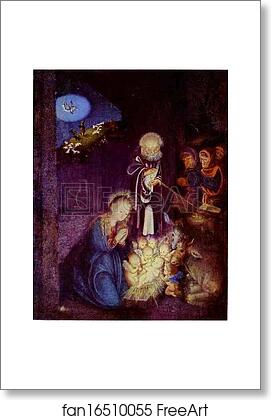 Free art print of The Birth of Christ by Lucas Cranach The Elder