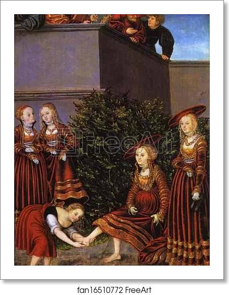Free art print of David and Bathsheba by Lucas Cranach The Elder Free art print of David and Bathsheba by Lucas Cranach The Elder