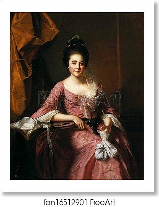 Free art print of Portrait of a Lady with Her Lacework by Joseph Wright Of Derby