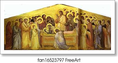 Free art print of The Death of the Virgin by Giotto