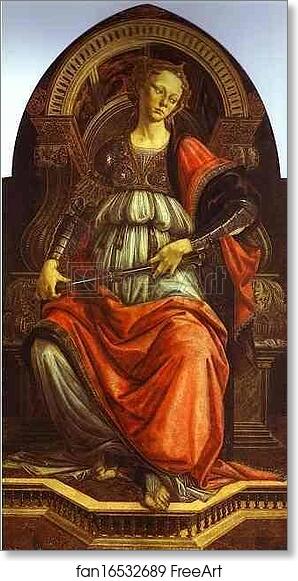 Free art print of Fortitude by Alessandro Botticelli