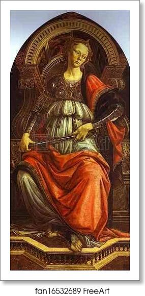 Free art print of Fortitude by Alessandro Botticelli