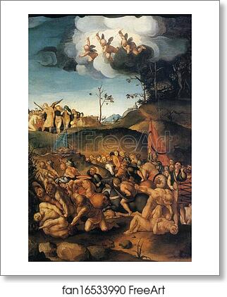 Free art print of Martyrdom of the Ten Thousand Martyrs by Agnolo Bronzino
