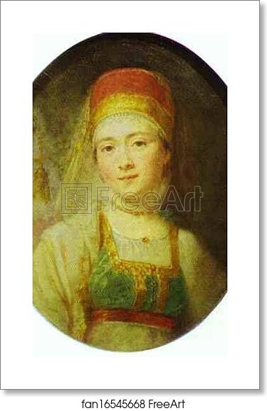 Free art print of Christina, the Peasant Woman from Torzhok by Vladimir Borovikovsky Free art print of Christina, the Peasant Woman from Torzhok by Vladimir Borovikovsky