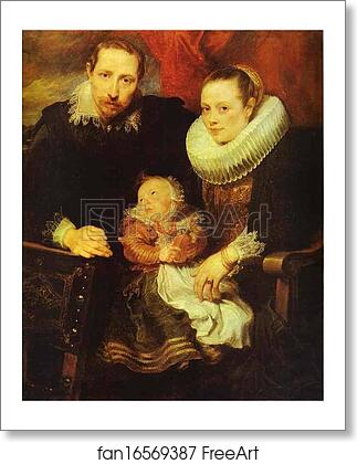 Free art print of Family Portrait by Sir Anthony Van Dyck