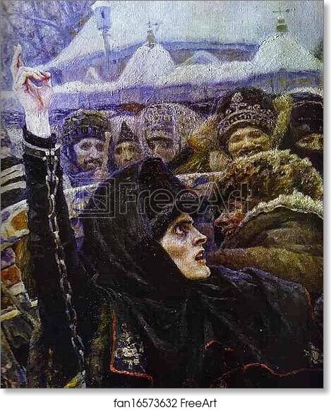 Free art print of The Boyarynia Morozova. Detail by Vasily Surikov