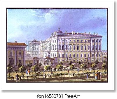 Free art print of Anichkov Palace in St. Petersburg by Wilhelm Barth