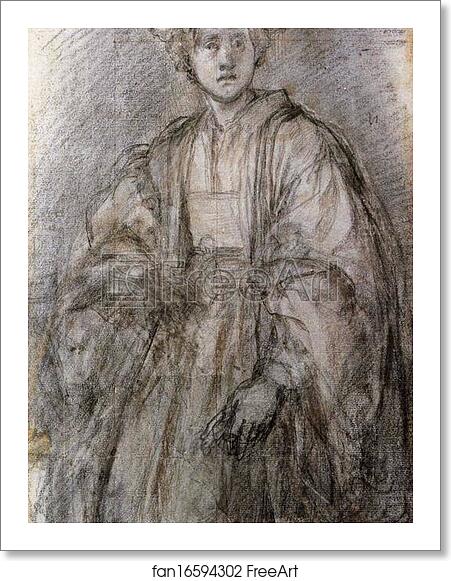 Free art print of Study for a Portrait of a Youth by Jacopo Carrucci, Known As Pontormo Free art print of Study for a Portrait of a Youth by Jacopo Carrucci, Known As Pontormo