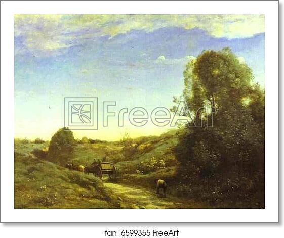 Free art print of Memory of Marcoussis, near Montlhéry / Souvenir de Marcoussis, pres Montlhéry by Jean-Baptiste-Camille Corot Free art print of Memory of Marcoussis, near Montlhéry / Souvenir de Marcoussis, pres Montlhéry by Jean-Baptiste-Camille Corot