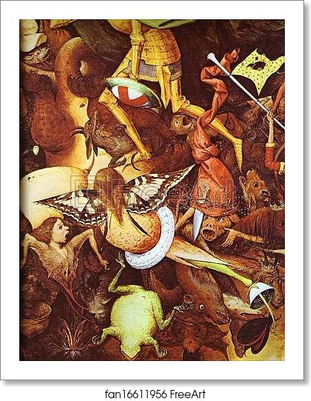 Free art print of The Fall of the Rebel Angels. Detail by Pieter Bruegel The Elder Free art print of The Fall of the Rebel Angels. Detail by Pieter Bruegel The Elder