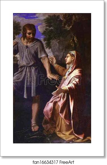Free art print of Noli me tangere by Nicolas Poussin Free art print of Noli me tangere by Nicolas Poussin