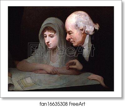 Free art print of Adam Walker and His Family. Detail by George Romney