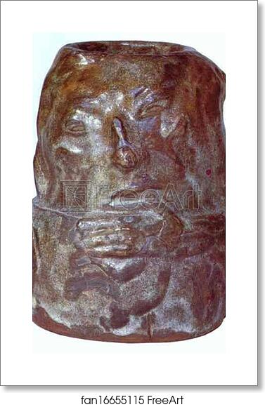 Free art print of Ceramic Vase with a Caricature Self-Portrait by Paul Gauguin Free art print of Ceramic Vase with a Caricature Self-Portrait by Paul Gauguin