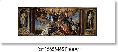 Free art print of Allegory of the Battle of Lepanto with Sebastiano Venier by Paolo Veronese