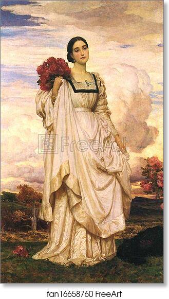 Free art print of The Countess Brownlow by Frederick Leighton