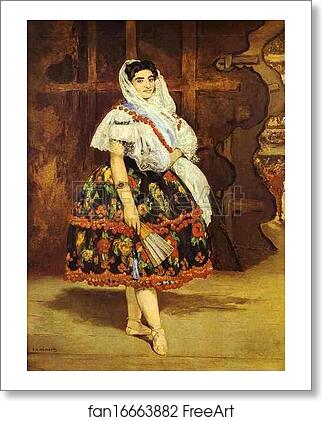 Free art print of Lola de Valence by Edouard Manet