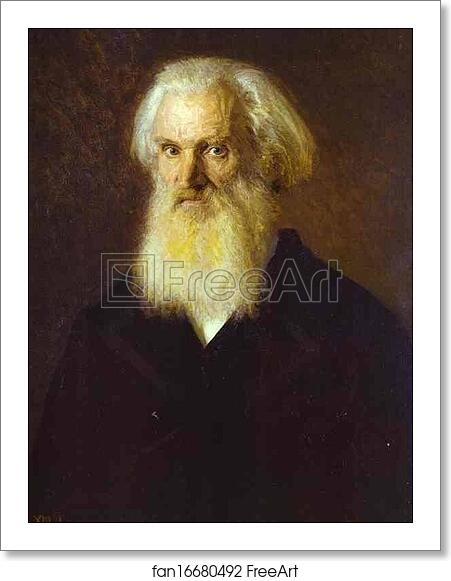 Free art print of Portrait of the Artist Mikhail Dyakonov by Ivan Kramskoy
