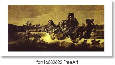 Free art print of Atropos (Atropos or Fate) by Francisco De Goya Y Lucientes