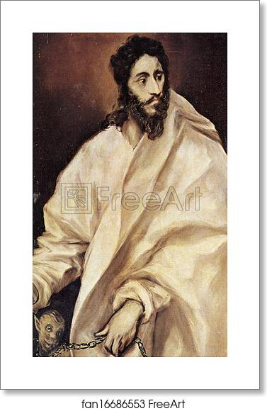 Free art print of St. Bartholomew by El Greco