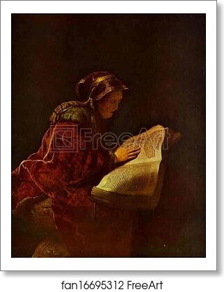 Free art print of Rembrandt's Mother as Biblical Prophetess Hannah by Rembrandt Harmenszoon Van Rijn Free art print of Rembrandt's Mother as Biblical Prophetess Hannah by Rembrandt Harmenszoon Van Rijn