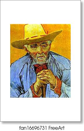 Free art print of Portrait of an Old Peasant by Vincent Van Gogh