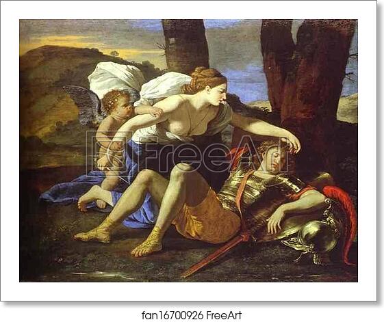 Free art print of Renaud and Armide by Nicolas Poussin Free art print of Renaud and Armide by Nicolas Poussin